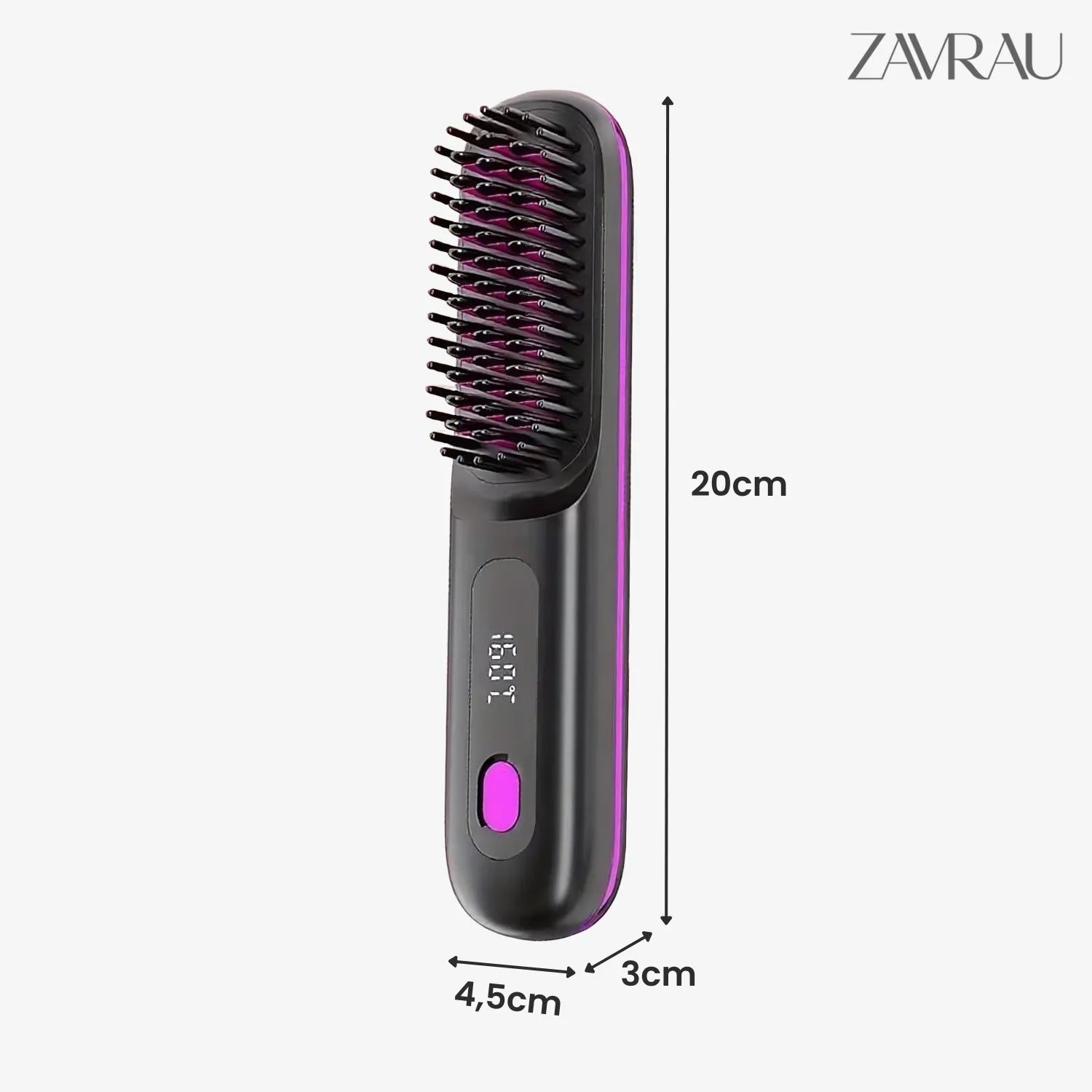 Escova Alisadora de Cabelo sem Fio - Lizadona