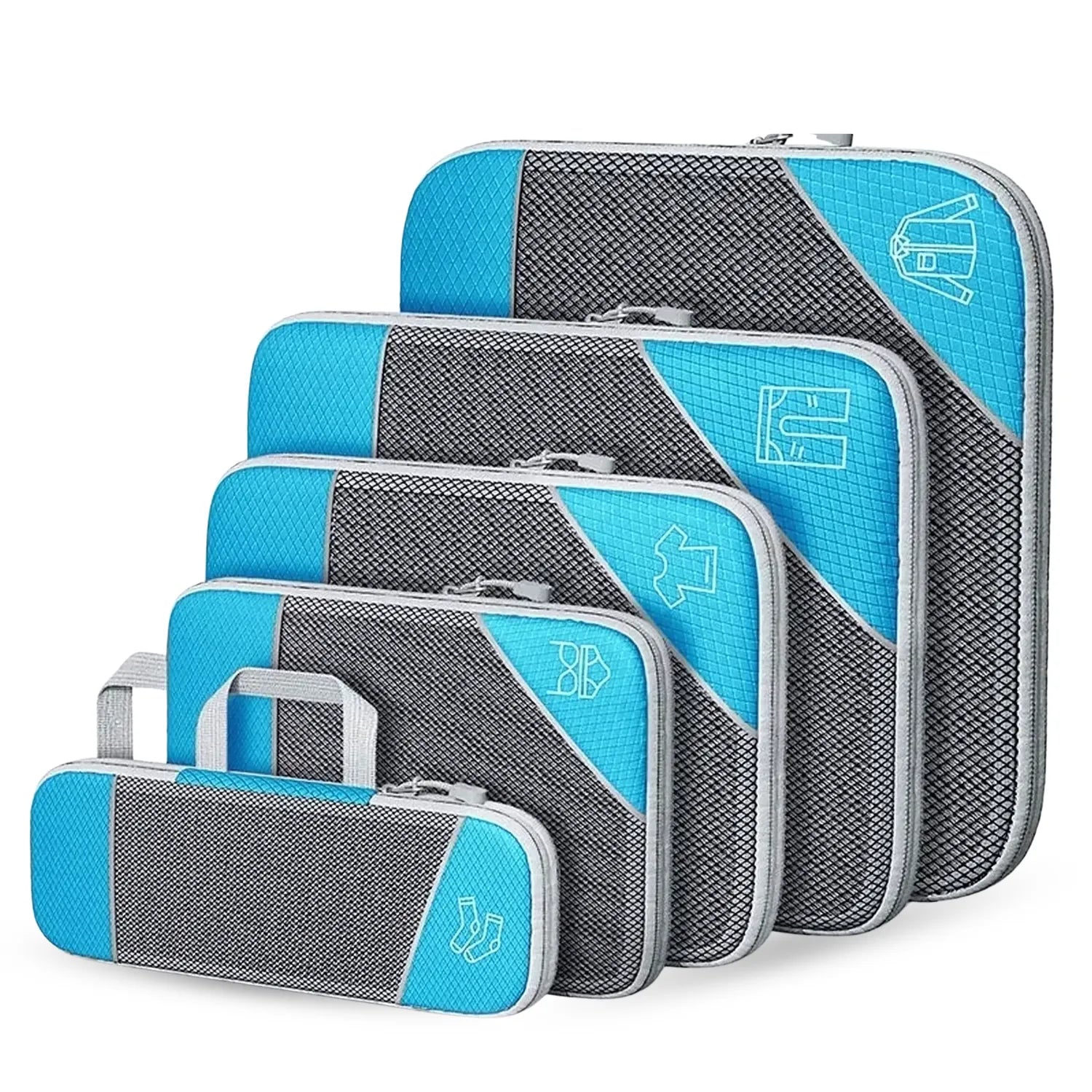 CompactBag - Kit de Organizadores de Compressão