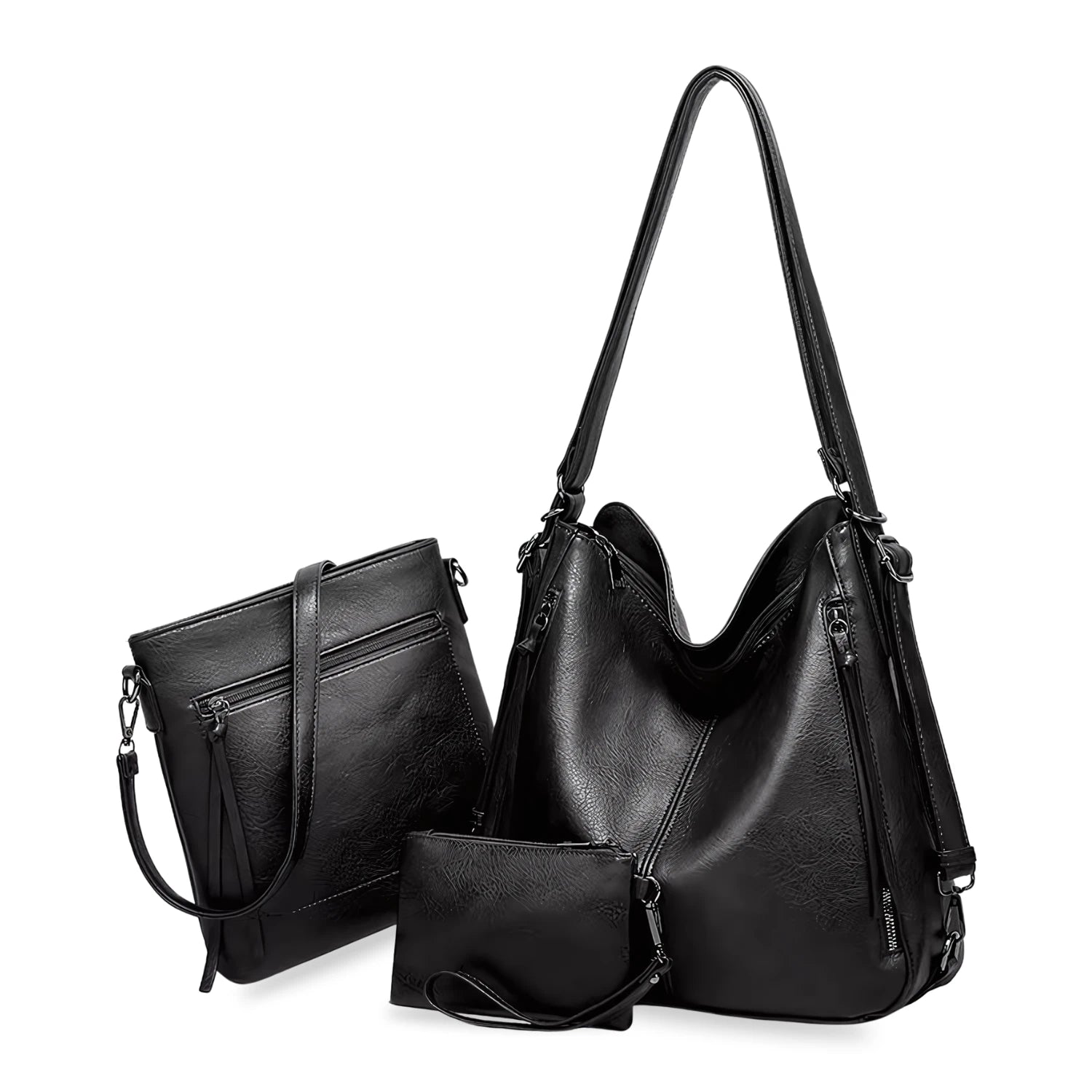 Kit Bolsa de Couro Soft Viena