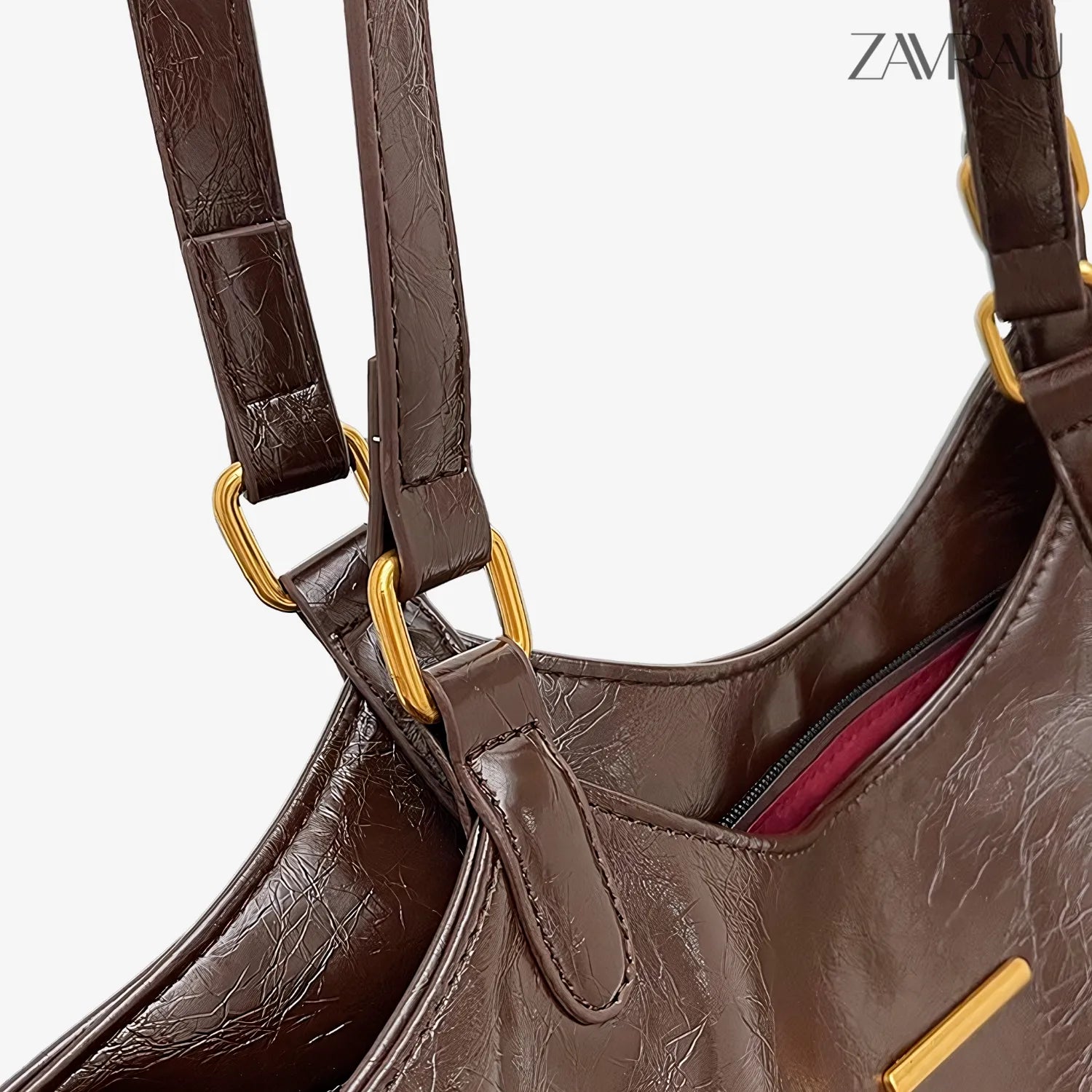 Bolsa em Couro Legítimo - Alvessa