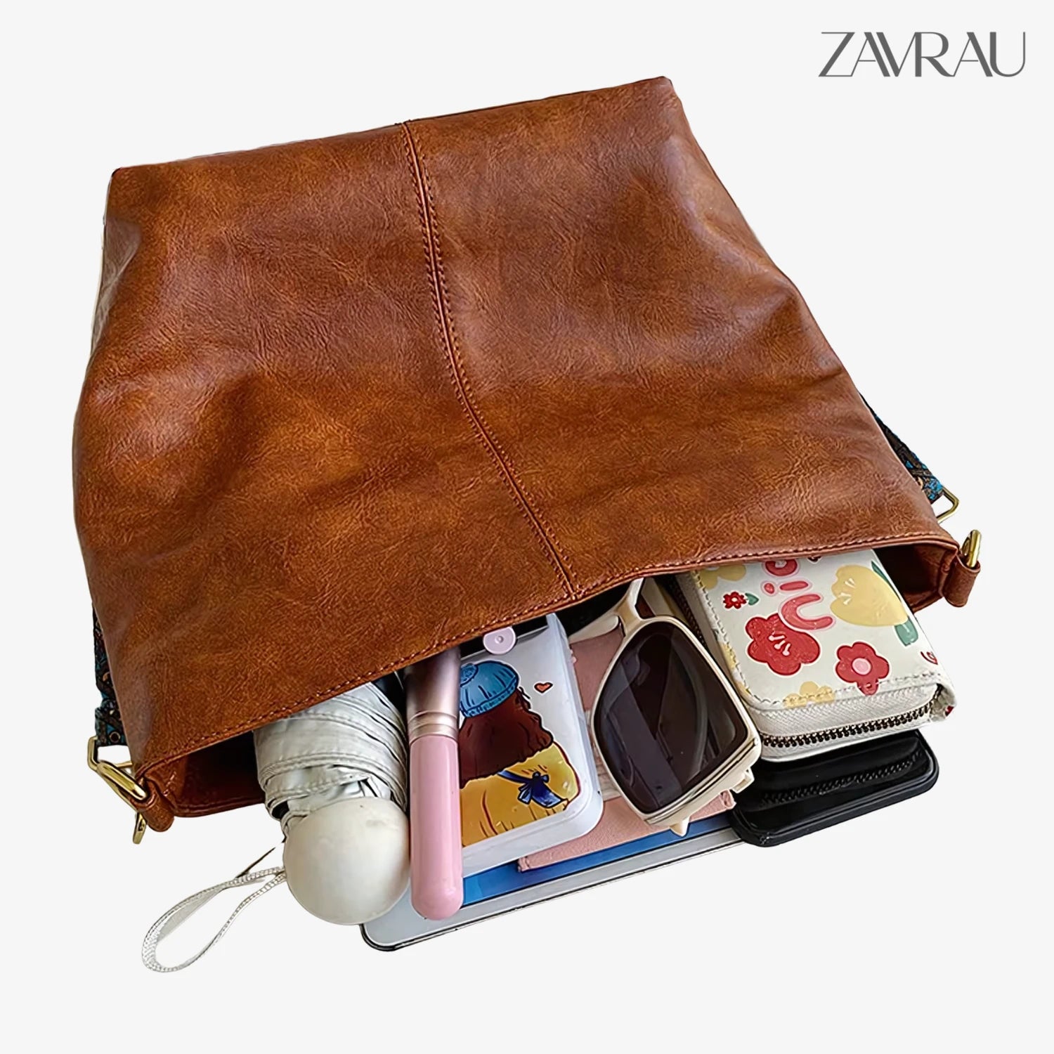 Bolsa de Ombro Feminina em Couro - Vivaz