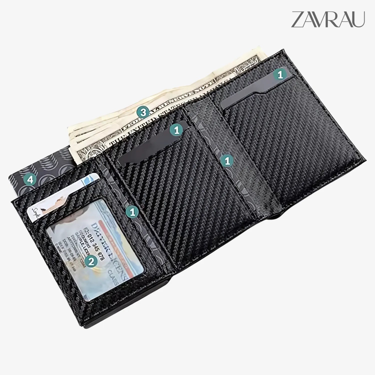 Carteira Antifurto - Carbon