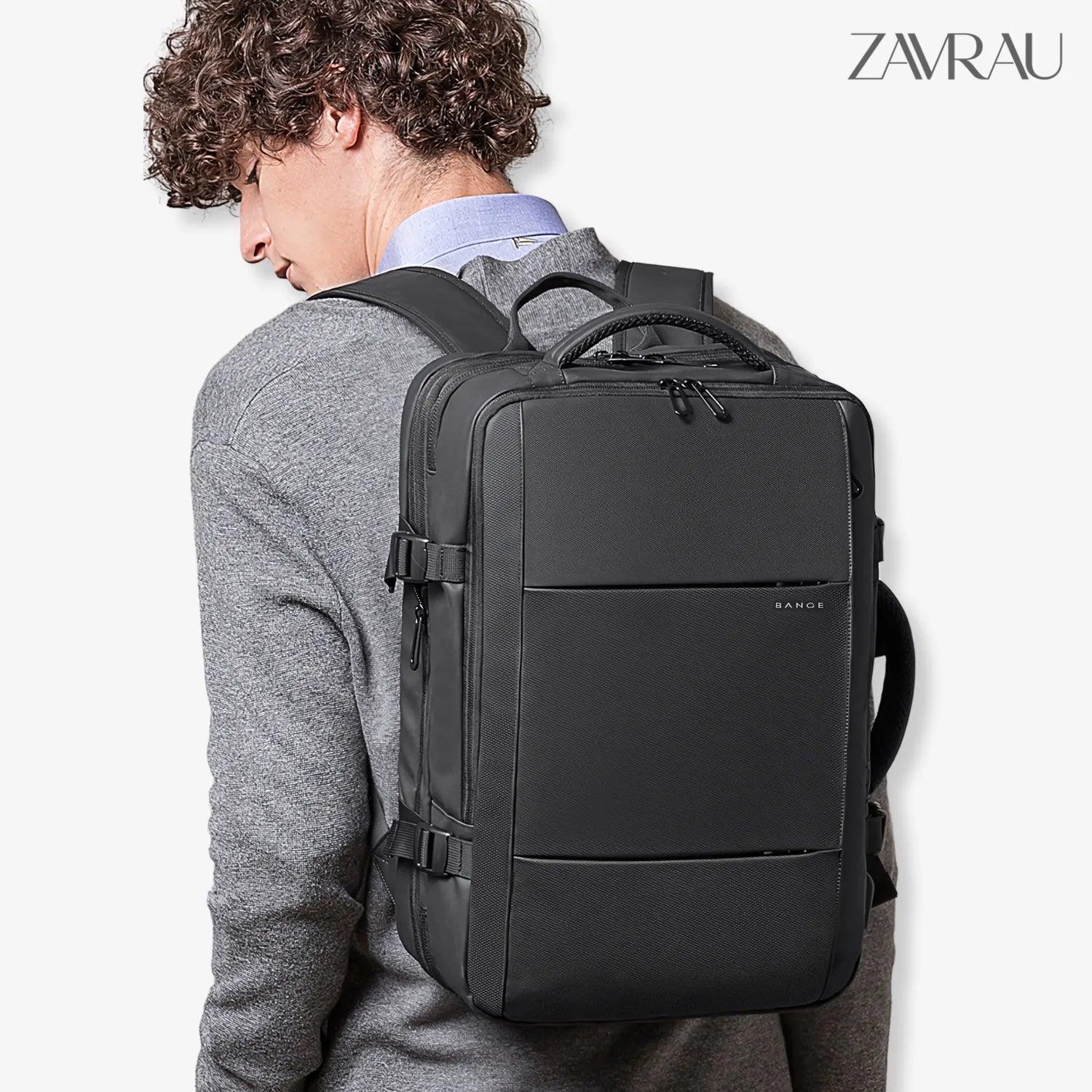 Mochila Viagem Expansível Unissex Oxford - Bange
