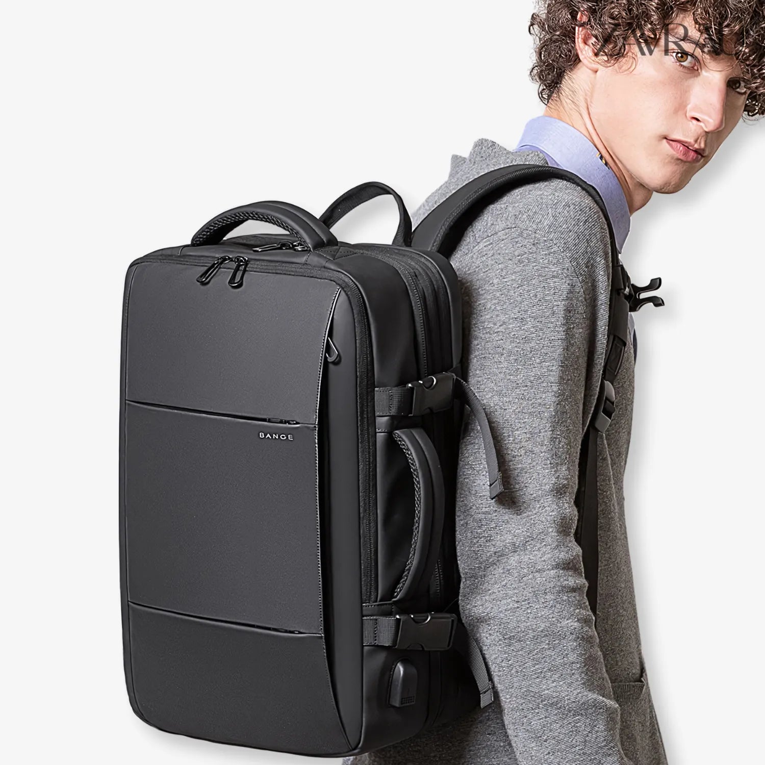 Mochila Viagem Expansível Unissex Oxford - Bange