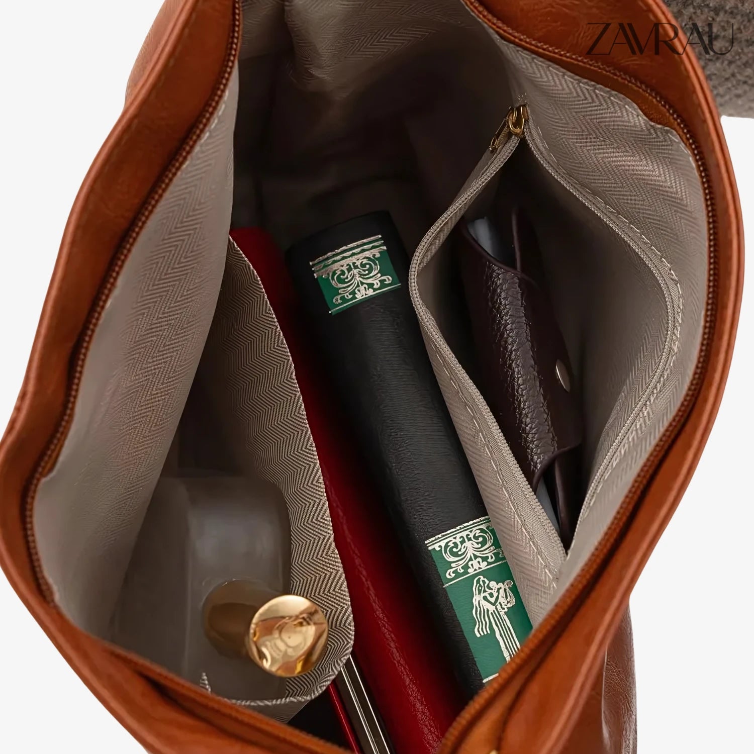 Bolsa de Ombro Feminina em Couro - Vivaz