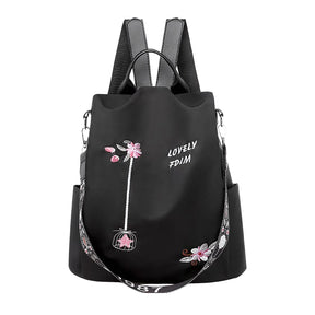 Mochila Antifurto Feminina em Nylon - Lovely