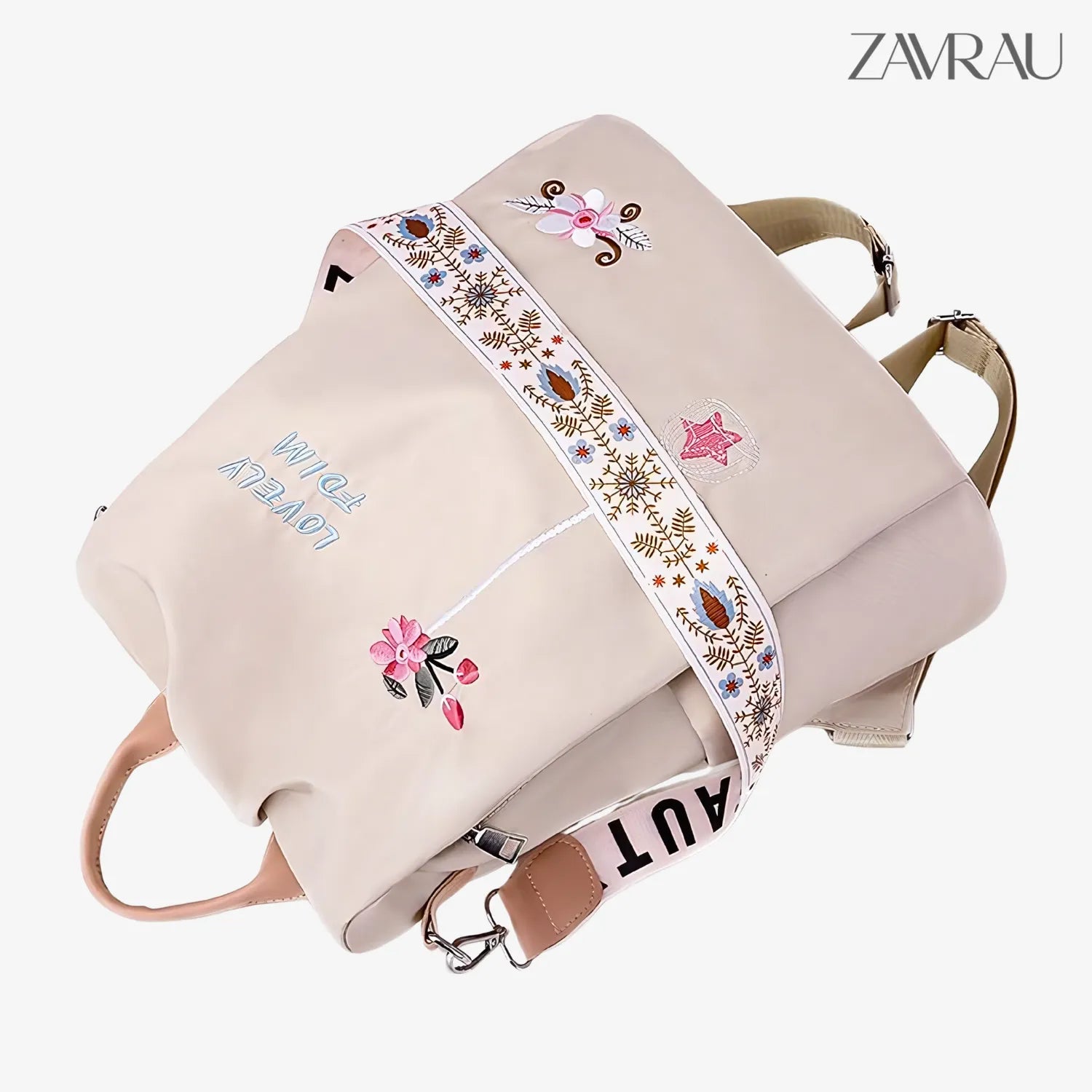 Mochila Antifurto Feminina em Nylon - Lovely