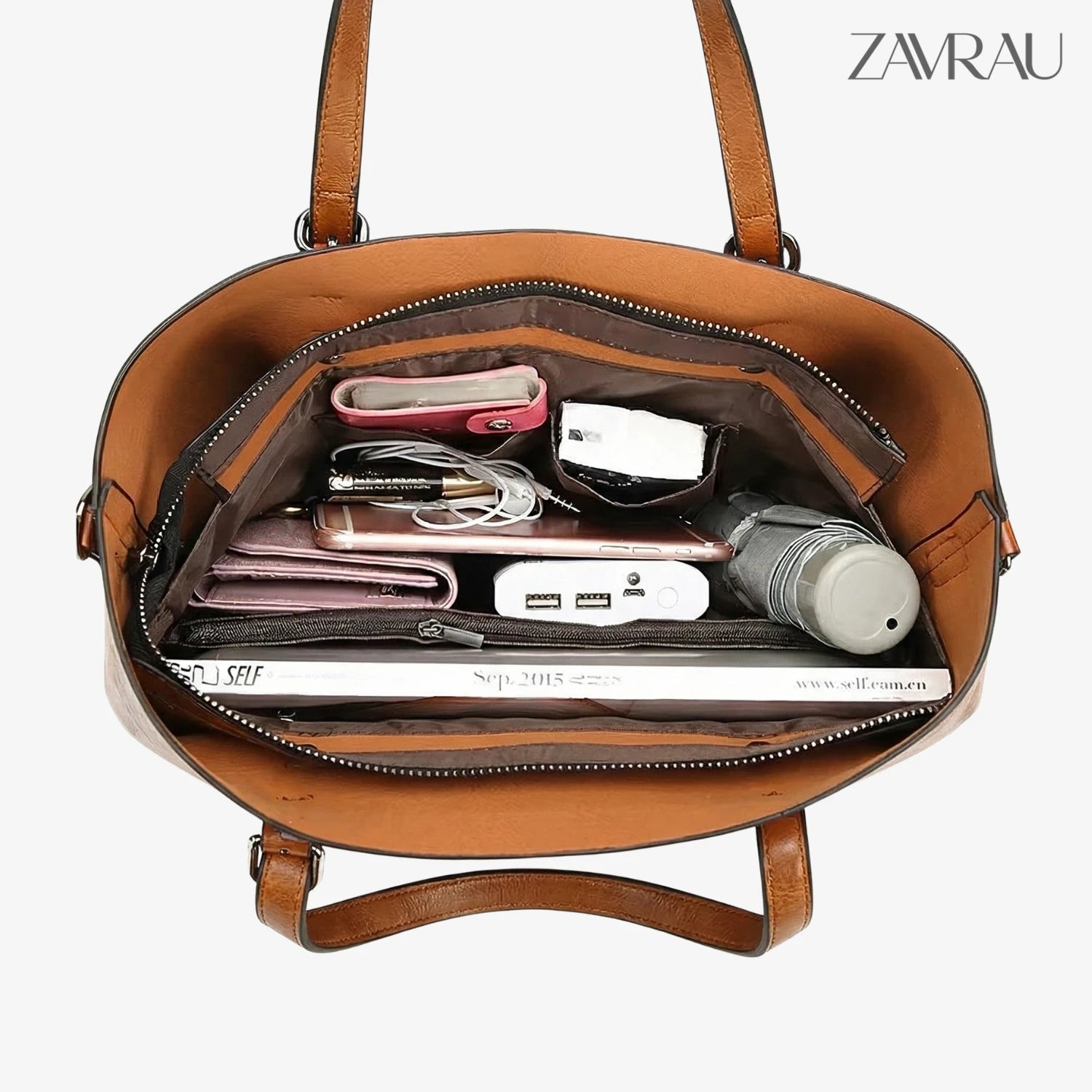 Bolsa Sacola Couro Soft Clássica