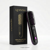 Escova Alisadora de Cabelo sem Fio - Lizadona