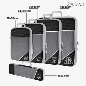 CompactBag - Kit de Organizadores de Compressão
