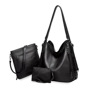 Kit Bolsa de Couro Soft Viena