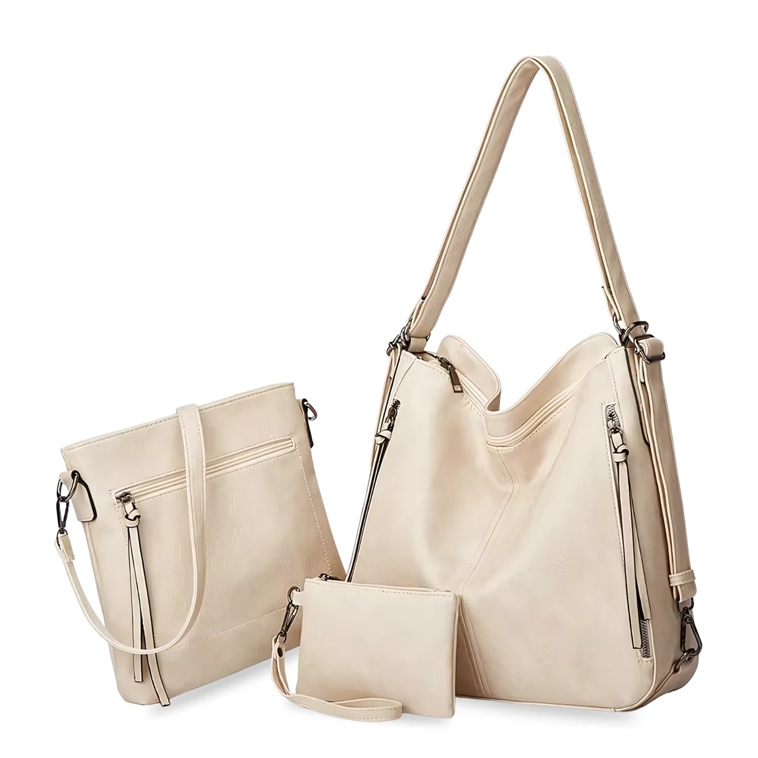 Kit Bolsa de Couro Soft Viena