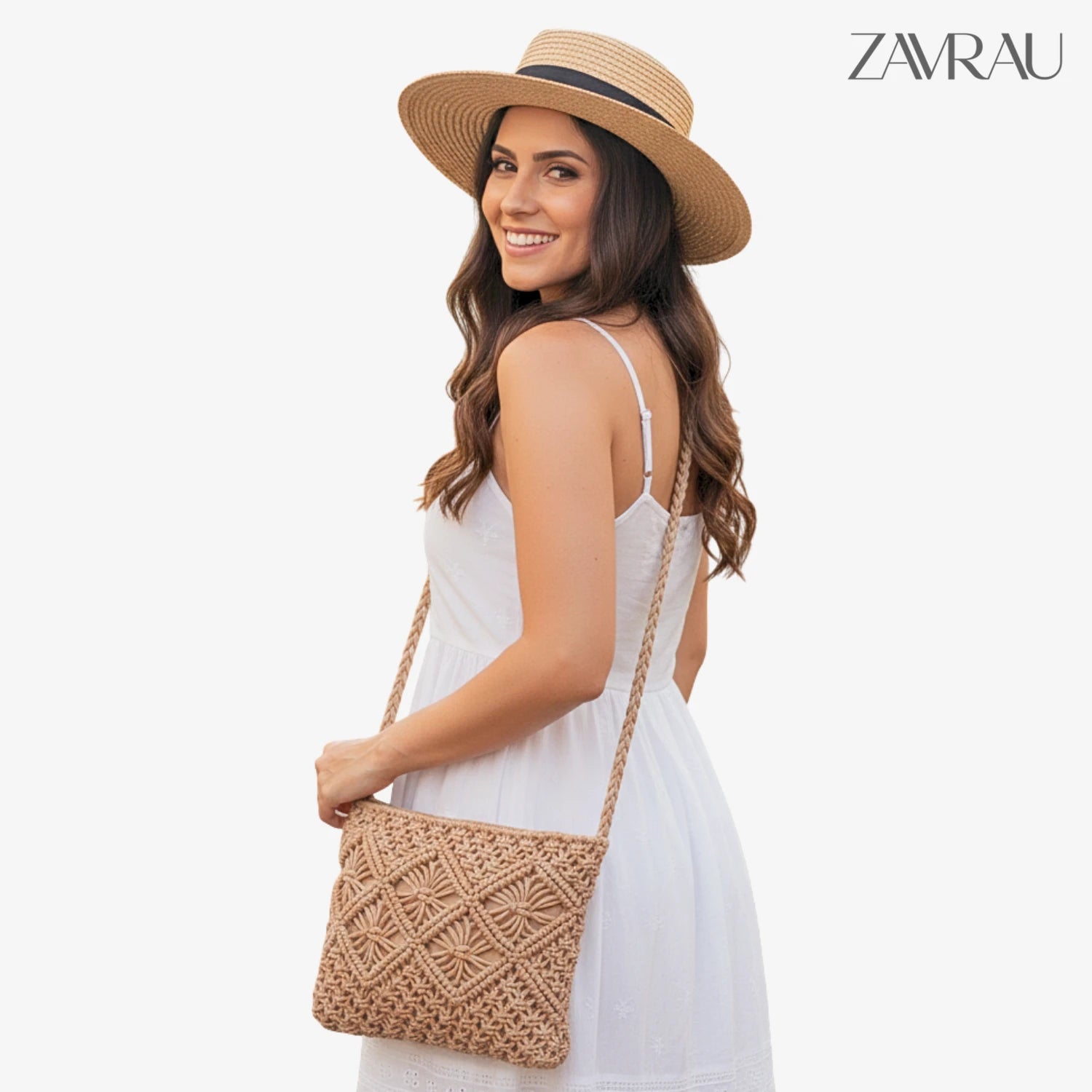 Bolsa Transversal de Crochê - Aurora