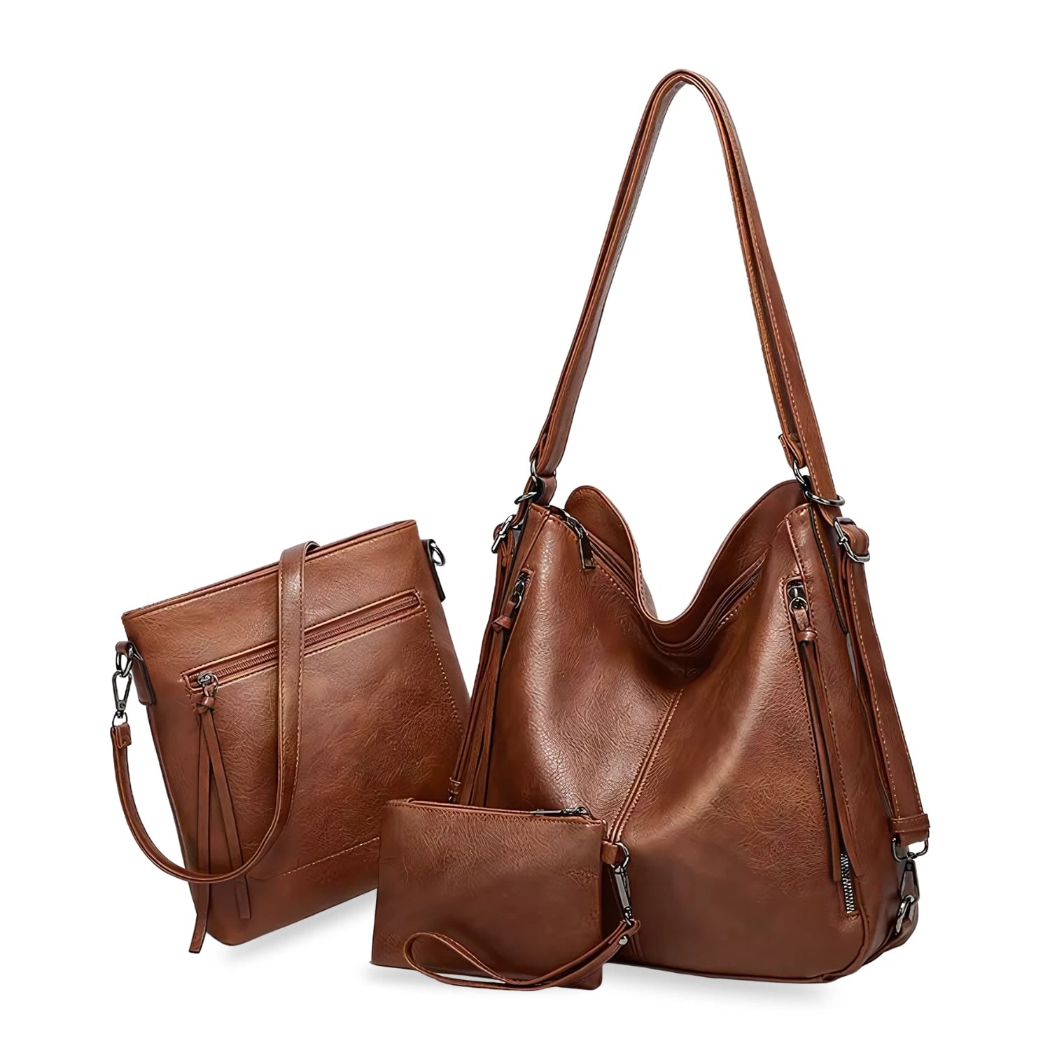 Kit Bolsa de Couro Soft Viena