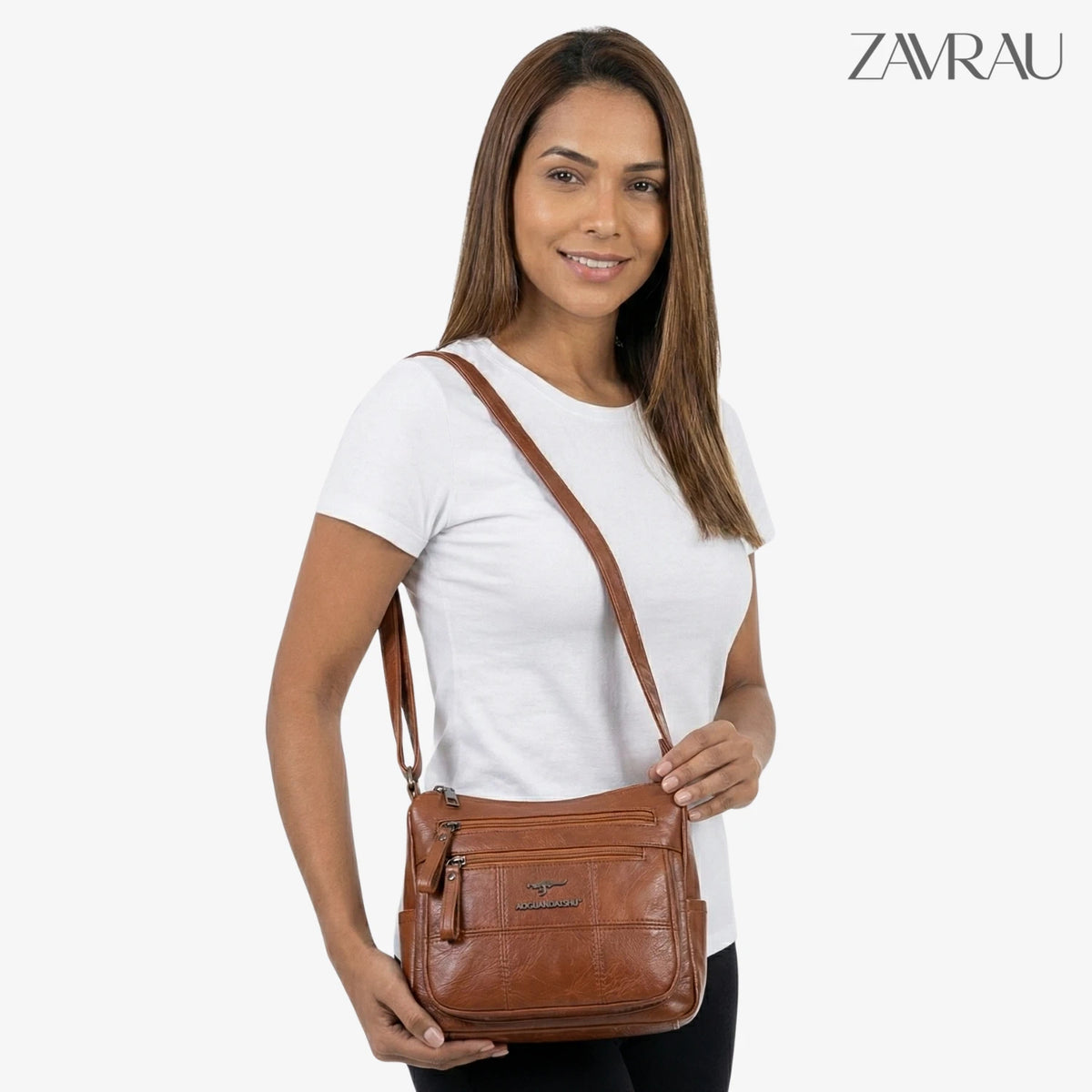 Bolsa Transversal Feminina em Couro - Grace