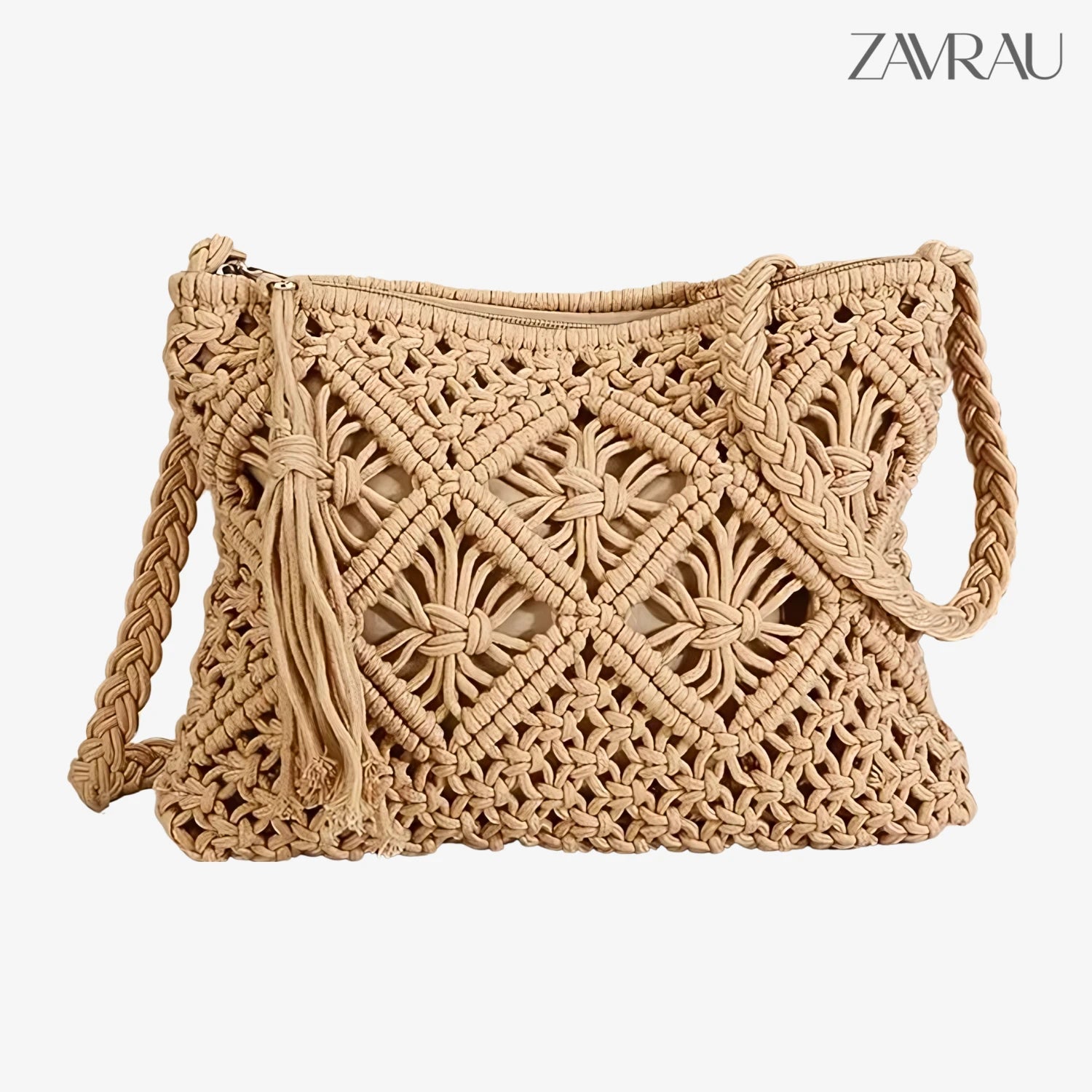 Bolsa Transversal de Crochê - Aurora