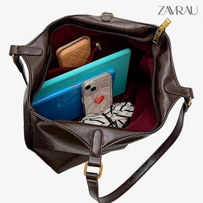 Bolsa em Couro Legítimo - Alvessa