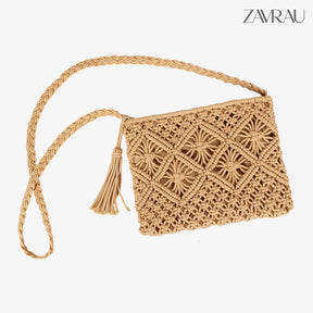 Bolsa Transversal de Crochê - Aurora