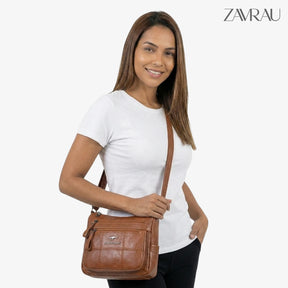 Bolsa Transversal Feminina em Couro - Grace
