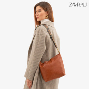 Bolsa de Ombro Feminina em Couro - Vivaz