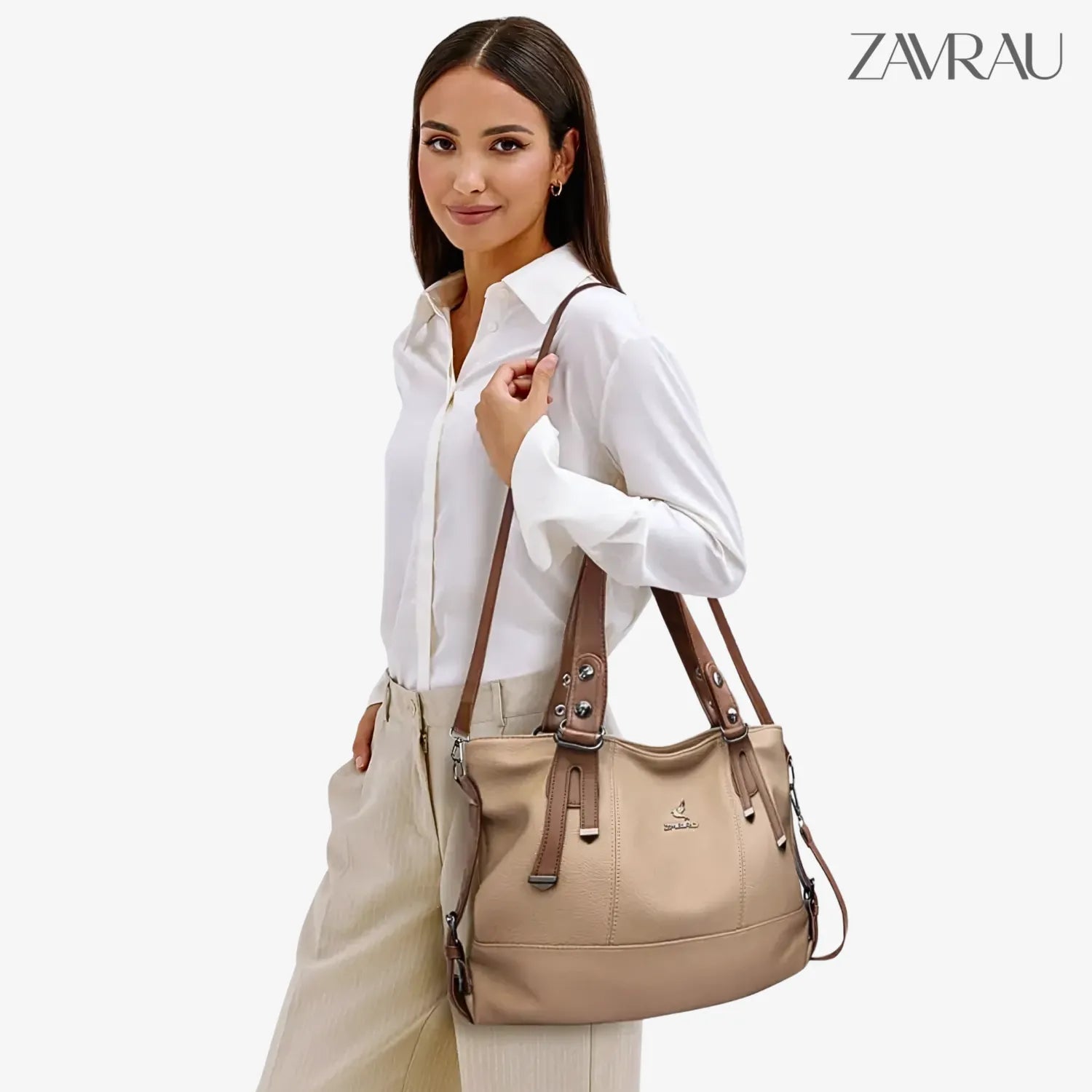 Bolsa Tote Feminina em Couro - Nuvella