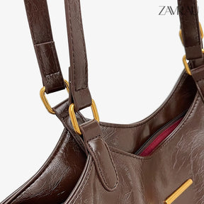Bolsa em Couro Legítimo - Alvessa