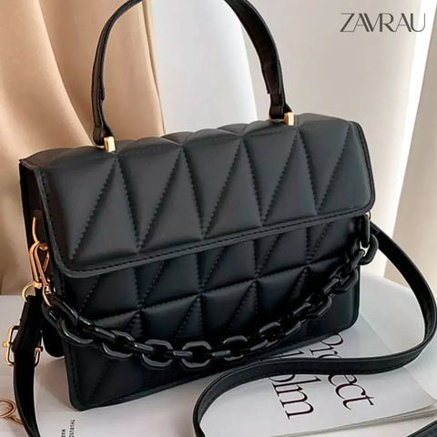 Bolsa Crossbody Abstrata - visual frontal