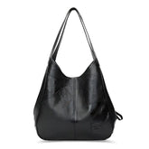 Bolsa Tote Feminina em Couro - Vintage