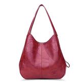 Bolsa Tote Feminina em Couro - Vintage
