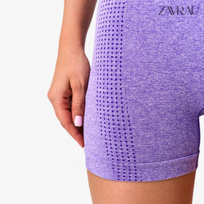 Conjunto Fitness Feminino - Short e Camiseta Cropped - Roupa de Academia