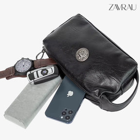 Necessaire Masculina de Couro - Bravus